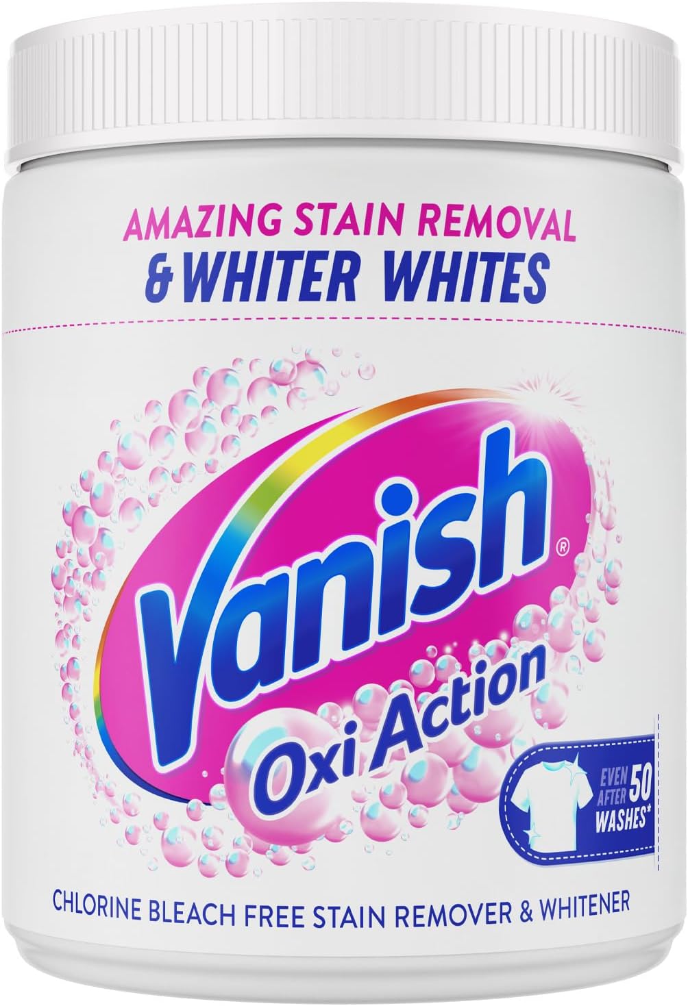 Vanish Oxi Action Laundry Whitener and Stain Remover, 1kg