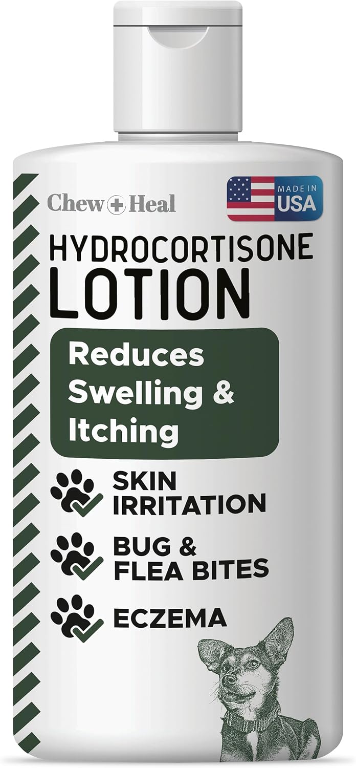 Hydrocortisone Lotion for Dogs - 8 oz Anti Itch Cream for Skin