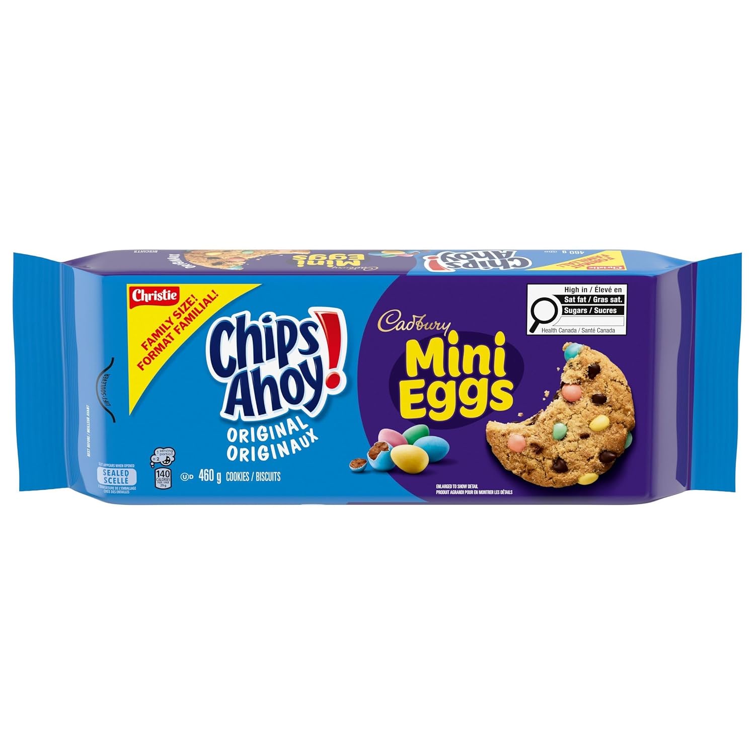 Chips Ahoy! Cadbury Mini Eggs Cookies, Family Size, 460g