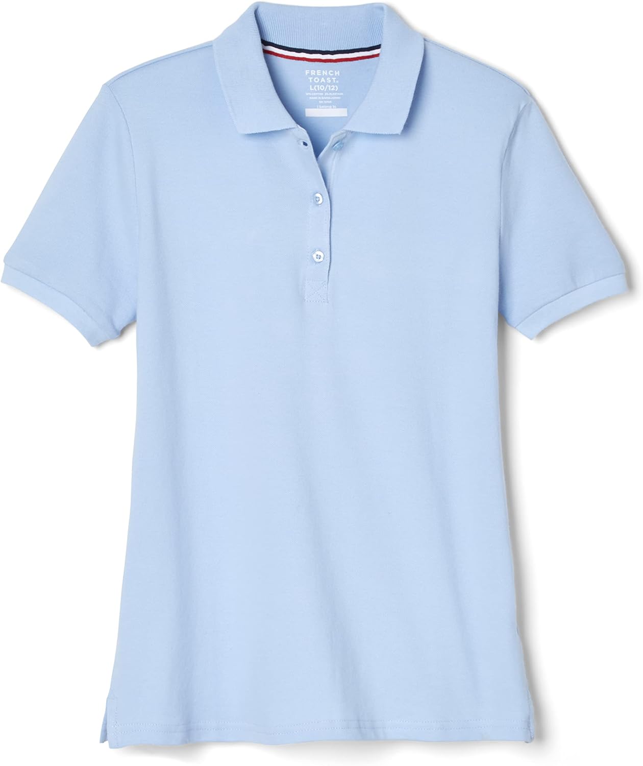 French Toast Women's Short Sleeve Stretch Pique Polo Shirt