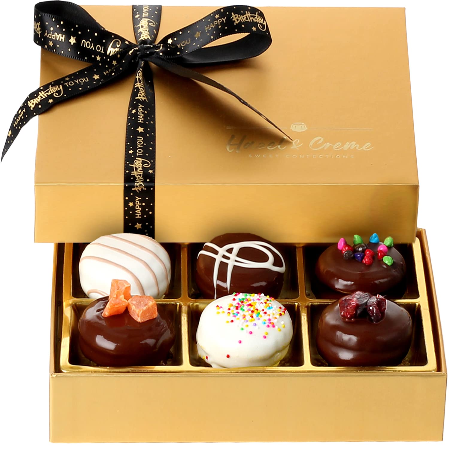 Birthday Cookie Gift - Happy Birthday Cookies - Gourmet Food Gifts - Kosher Vegan (Birthday Cookies)