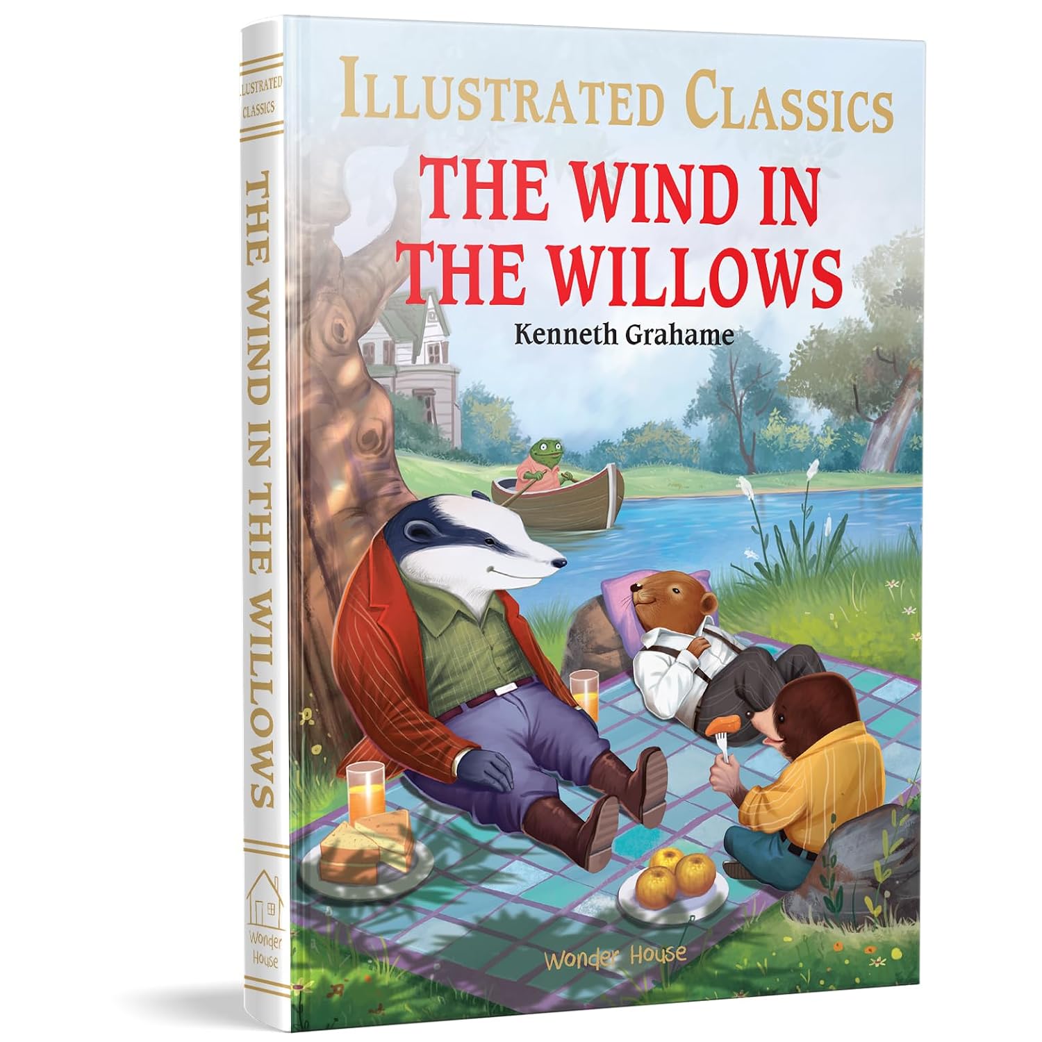 The Wind in the Willows : Illustrated Abridged Children Classics English Novel with Review Questions (Illustrated Classics)