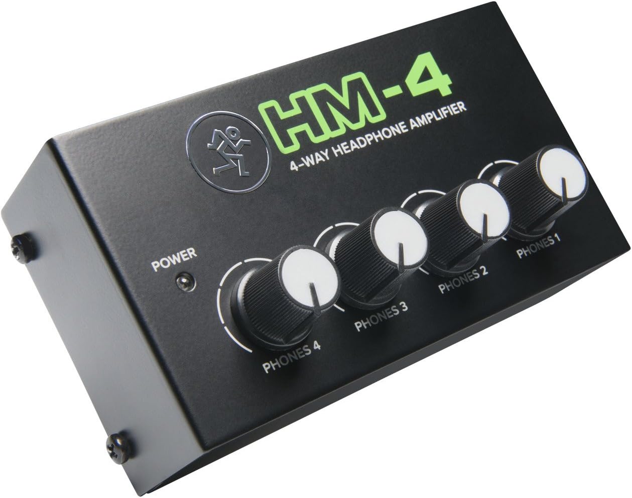Mackie HM-4 Headphone Amplifier (4-Channel), Compact Splitter, Black