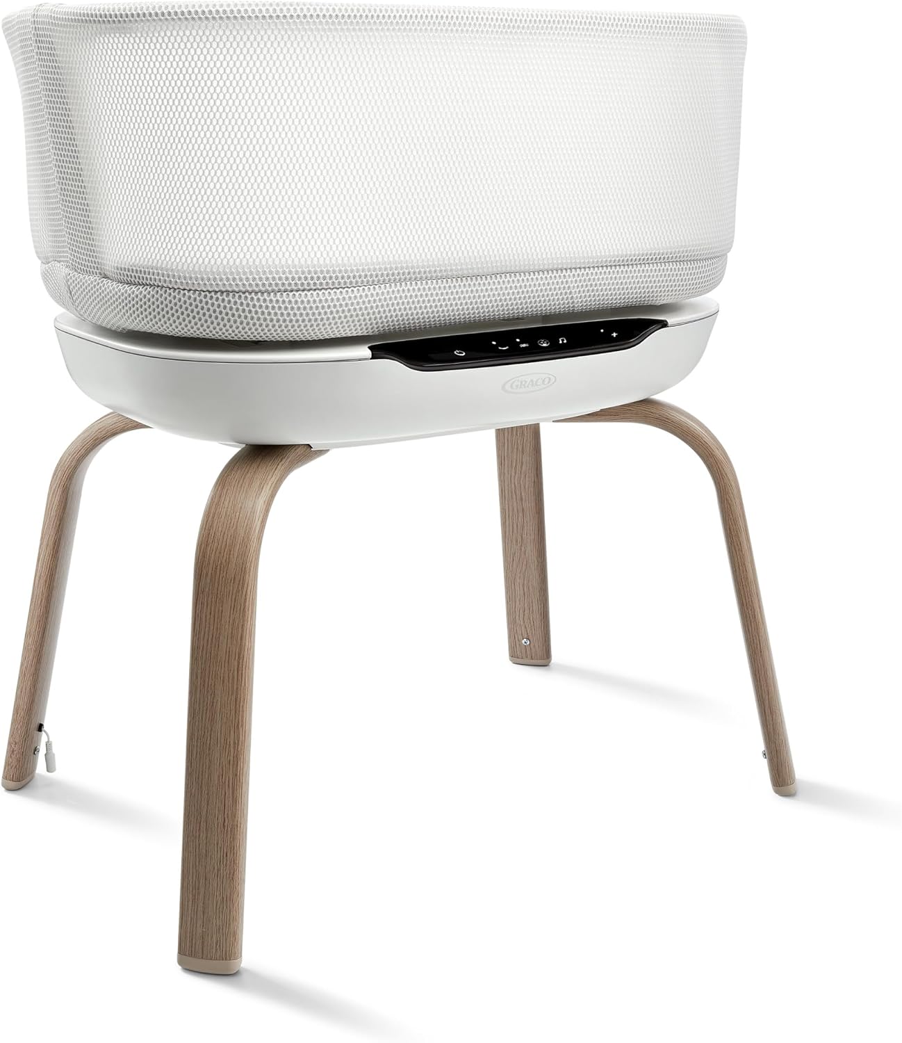Graco® SmartSense Soothing Baby Bassinet – Smart Newborn Bassinet Detects and Automatically Responds to Baby's Cries – For Newborn Babies to 6 Months