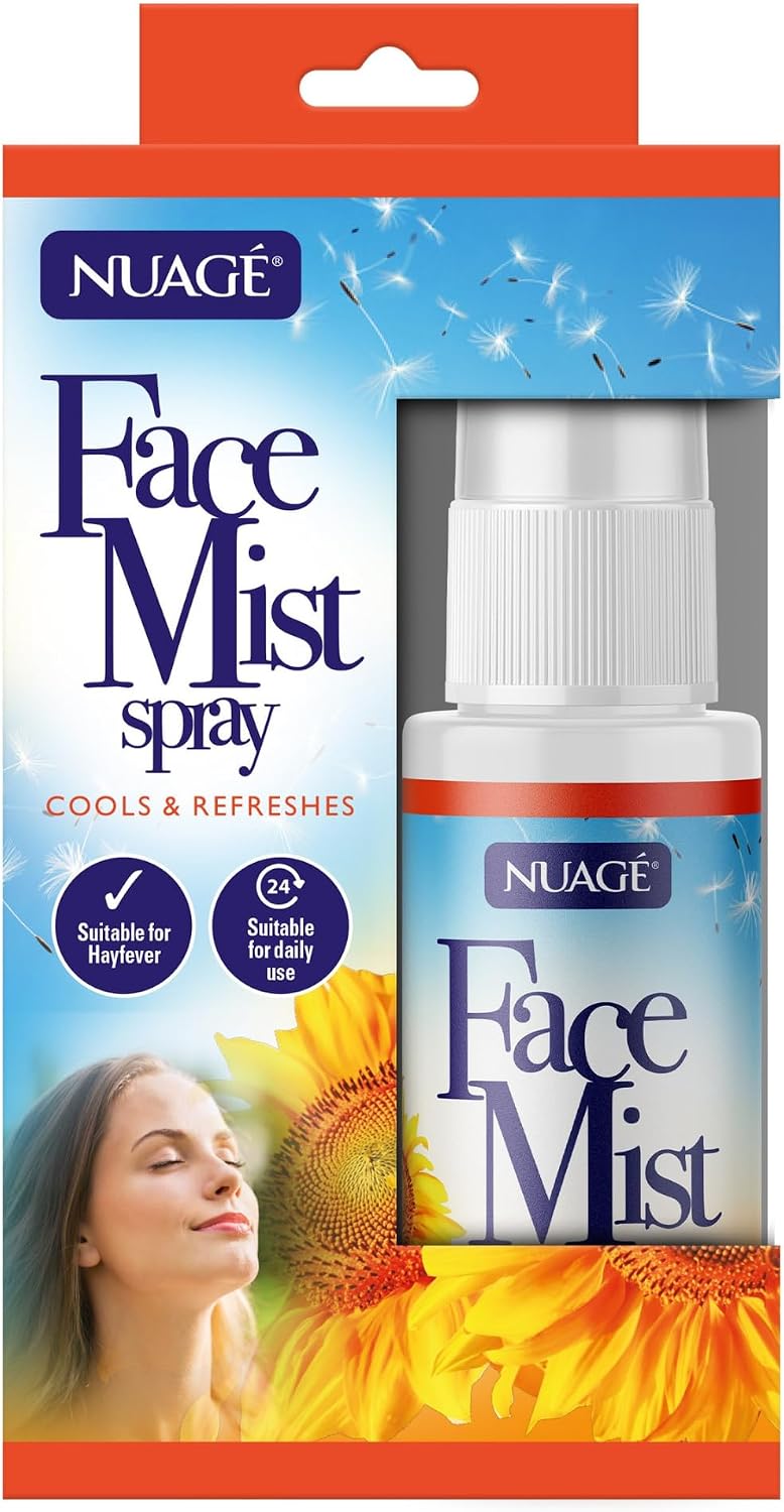 Nuage Hayfever Cooling & Refreshing Face Mist Spray - Revives Dry Eyes & Skin | Suitable for Daily Use (15ml)