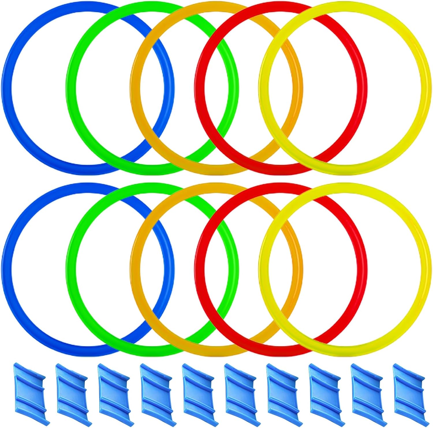 Interactive Jump Hoop Set Toddler Family Party Game Jump Ring Set Indoor Sports Toy for Outdoor Entertainment Games