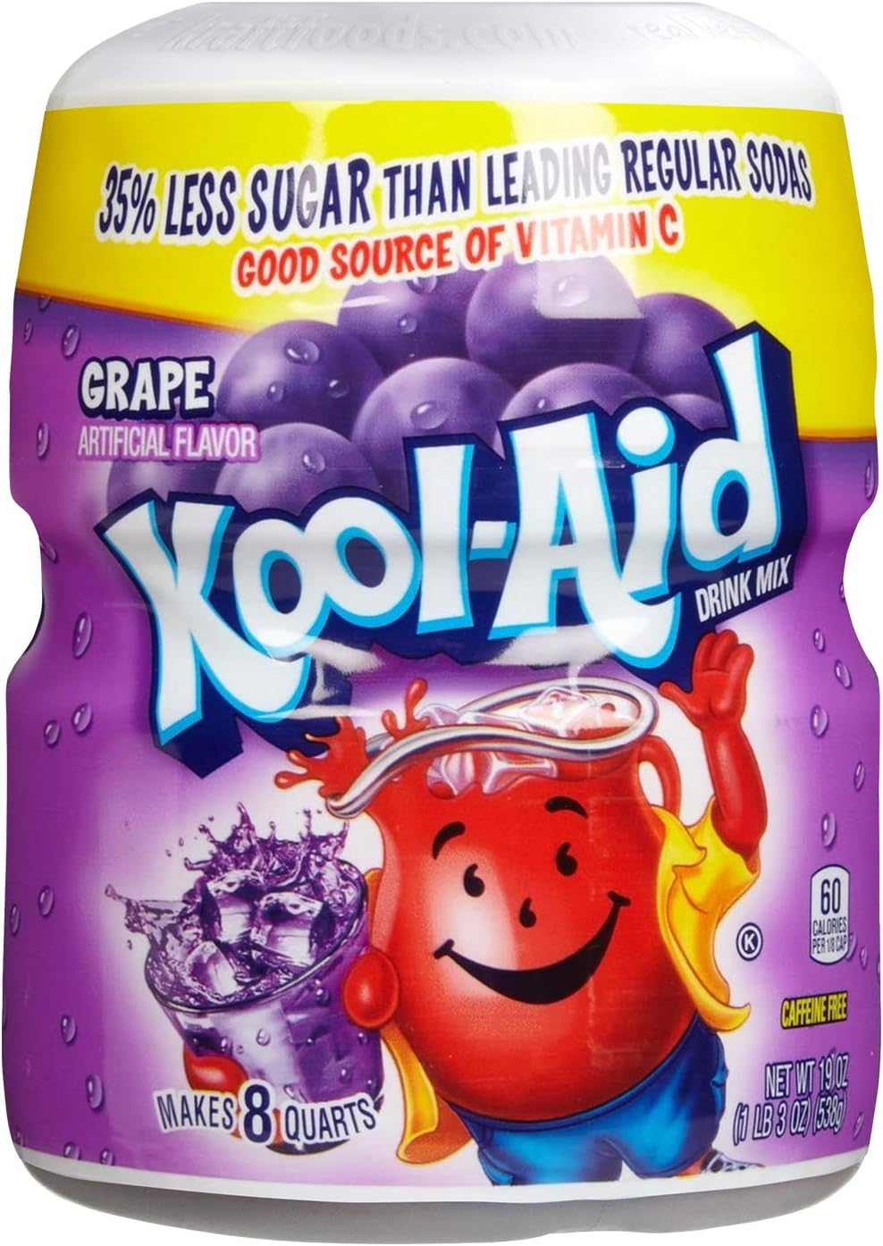 Kool Aid Grape Powdered Drink Mix 538g (19 OZ)