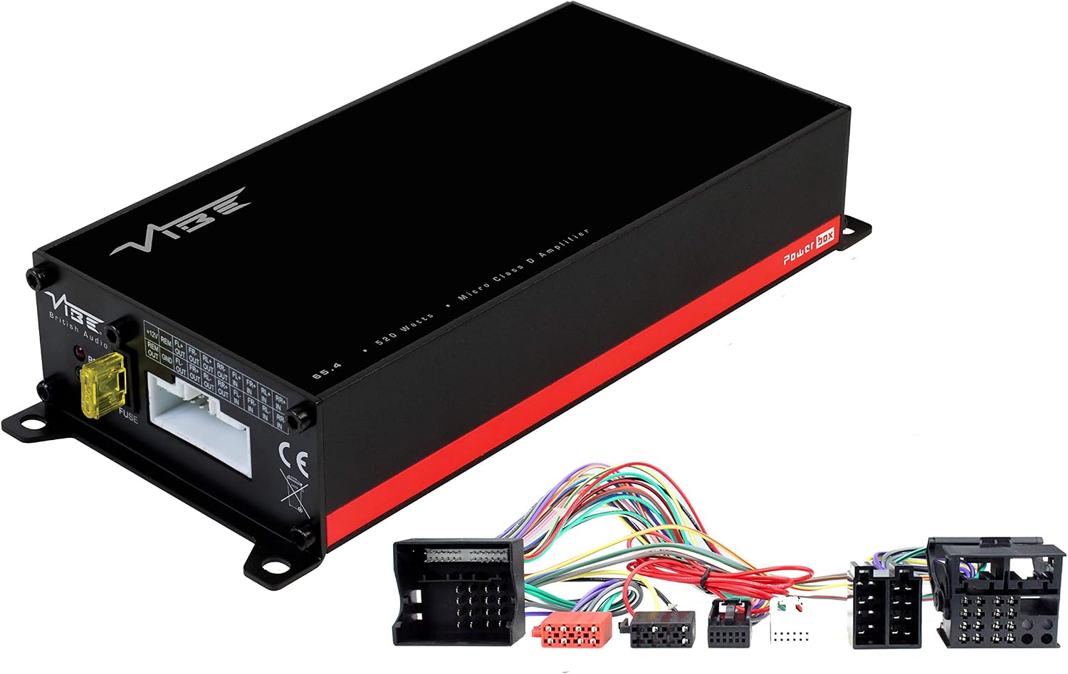 VIBE POWERBOX65.4BMW3 BMW Compatible Amplifier upgrade, Black