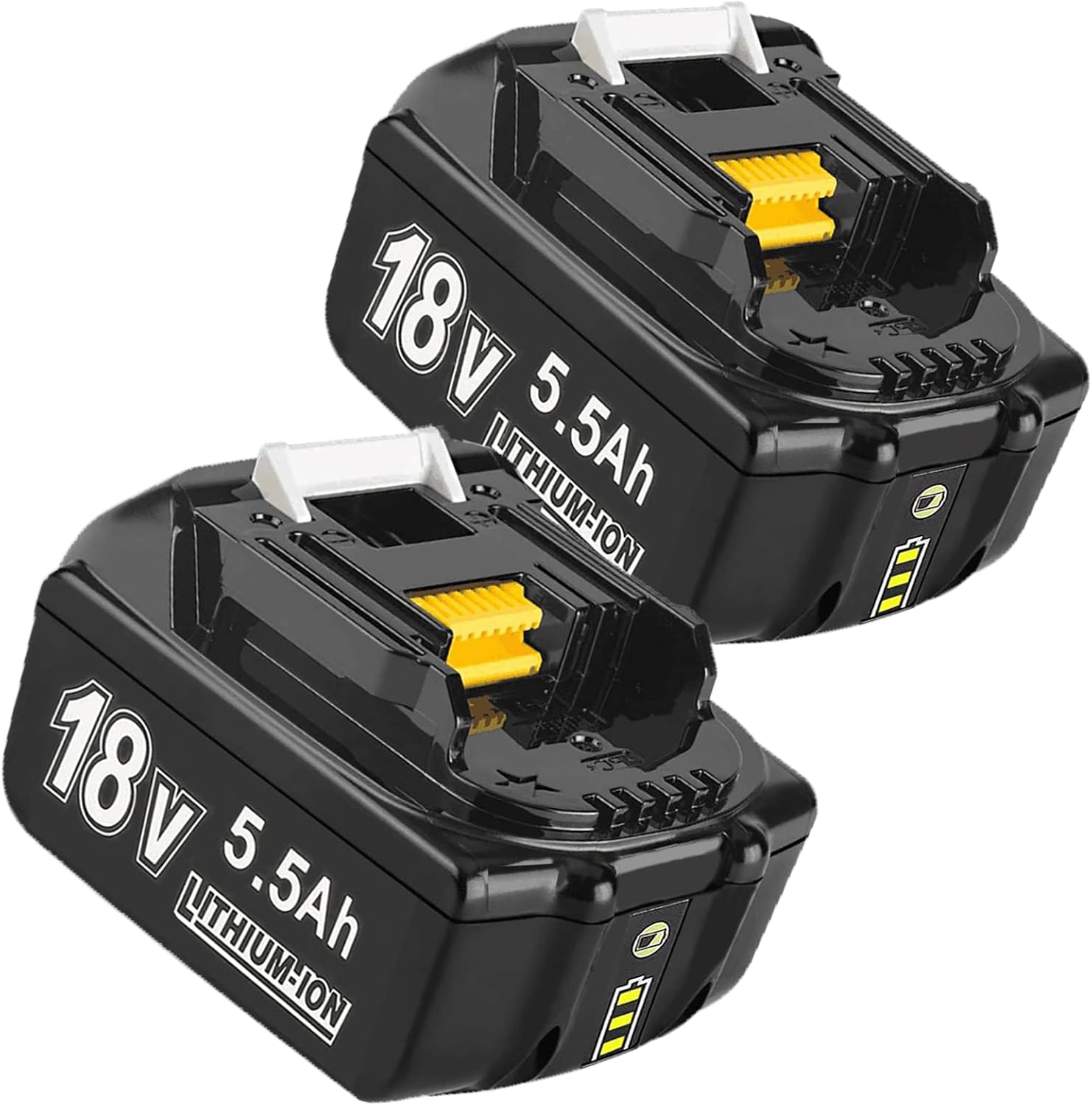 2 X 18V 5.5Ah Lithium Battery for makita BL1860B Batteries BL1860B BL1850B BL1840 BL1840B BL1830B BL1830 BL1820 BL1815 BL1835 BL1845 LXT-400