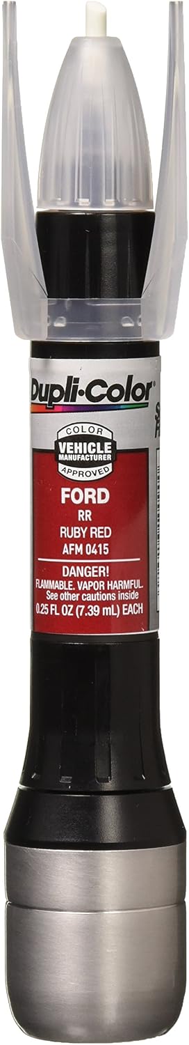 Dupli-Color Single EAFM04150 Scratch Fix All-in-1 Exact-Match Automotive Touch-Up Paint, Ruby Red RR.25 Ounce