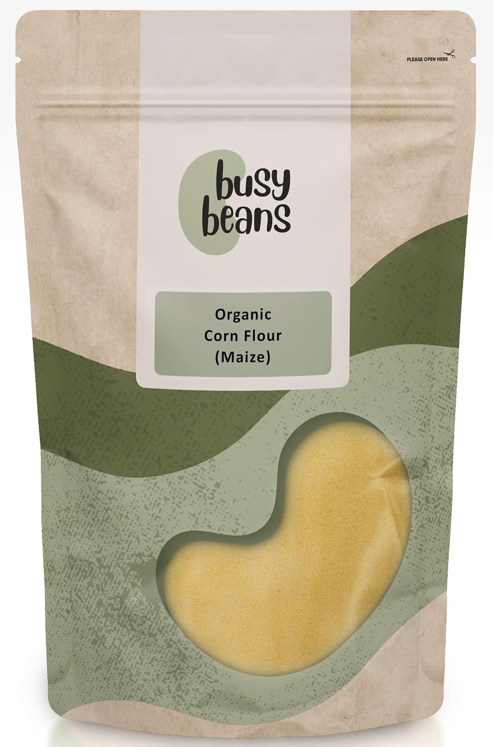 Organic Corn Flour (500g) | Maize Flour | Gluten-Free | Fine Ground