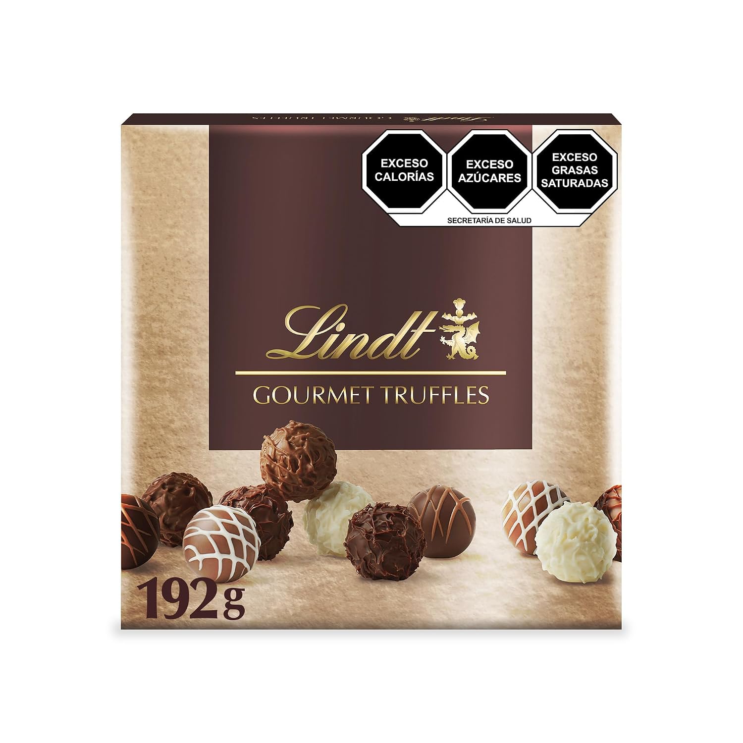 Lindt Gourmet Truffles Assorted Chocolate Candy Truffles Gift Box, 12 Count, 6.8 oz. Gift Box