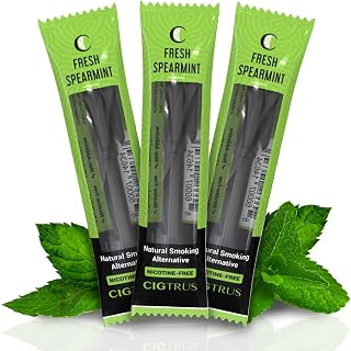 Cigtrus Natural Flavored Air Device - Inhaler | Fights Bad Habits & Oral Fixation Craving Relief |Tobacco-Free, Nicotine-Free, & Non-Electric | Refreshing & Sugar-Free | Fresh Spearmint- 3 Pieces