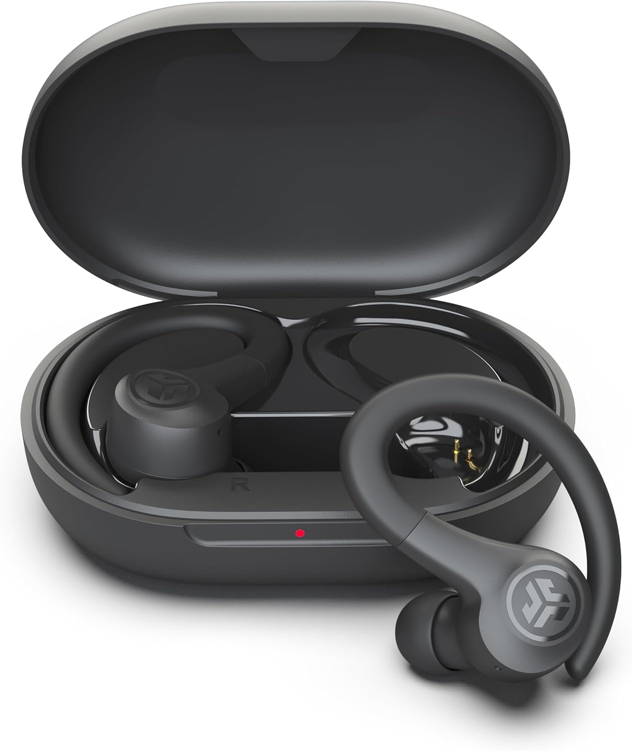 JLab, Go Sport+, True Wireless Workout Earbuds, Bluetooth Sport Earbuds, Clear Calling, Graphite