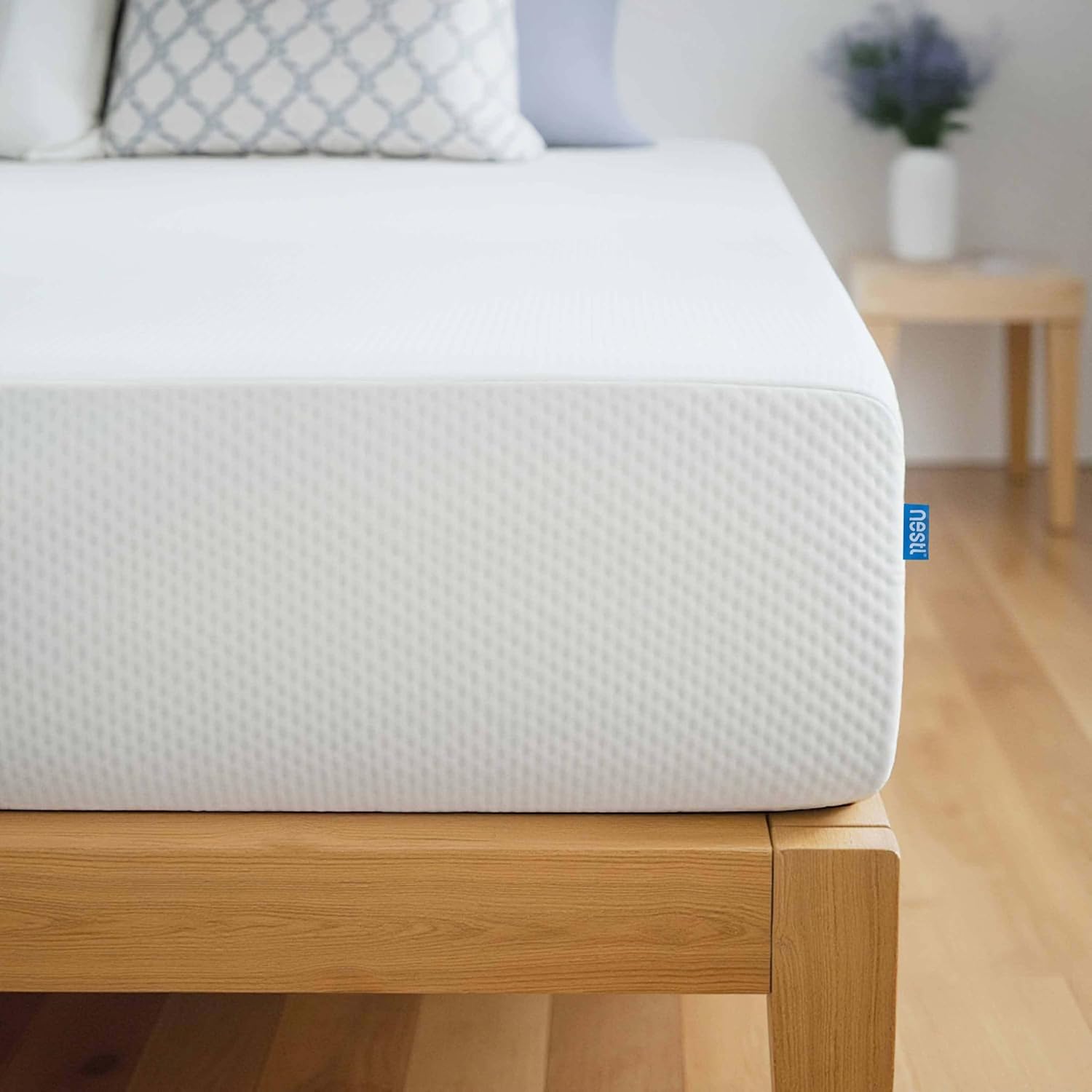 Nestl Green Tea Queen Mattress 12 Inch - Cooling Graphite Memory Foam Mattress Queen Size Fiberglass Free, Pressure Relief Supportive Bed in A Box, CertiPur-US Certified [New Version]