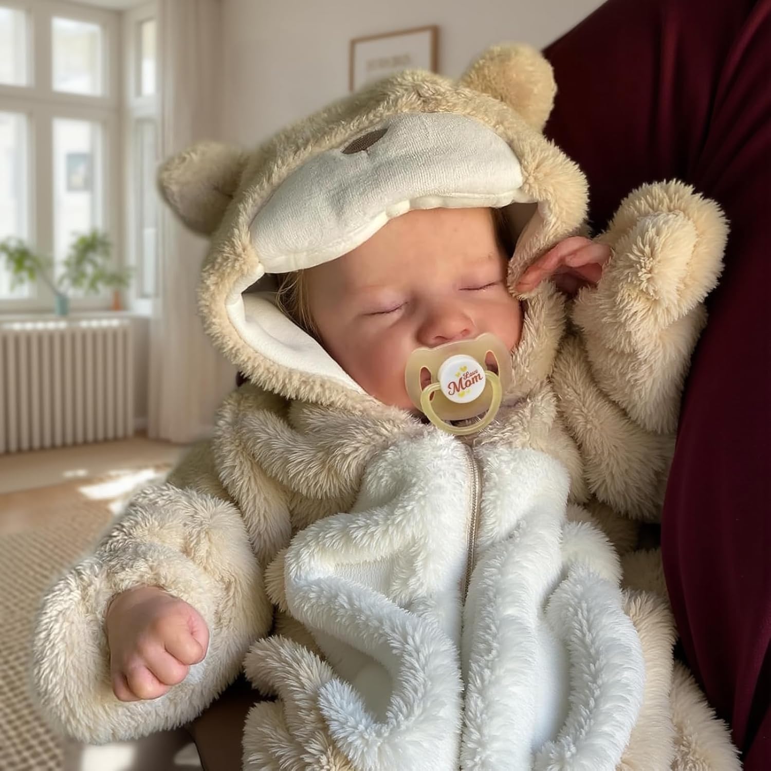 BABESIDE Lifelike Reborn Baby Dolls Silicone Full Body Boy - 17-Inch Baby Soft Body Realistic-Newborn Baby Doll Vinyl Real Life Baby Dolls with Toy Accessories for Kids