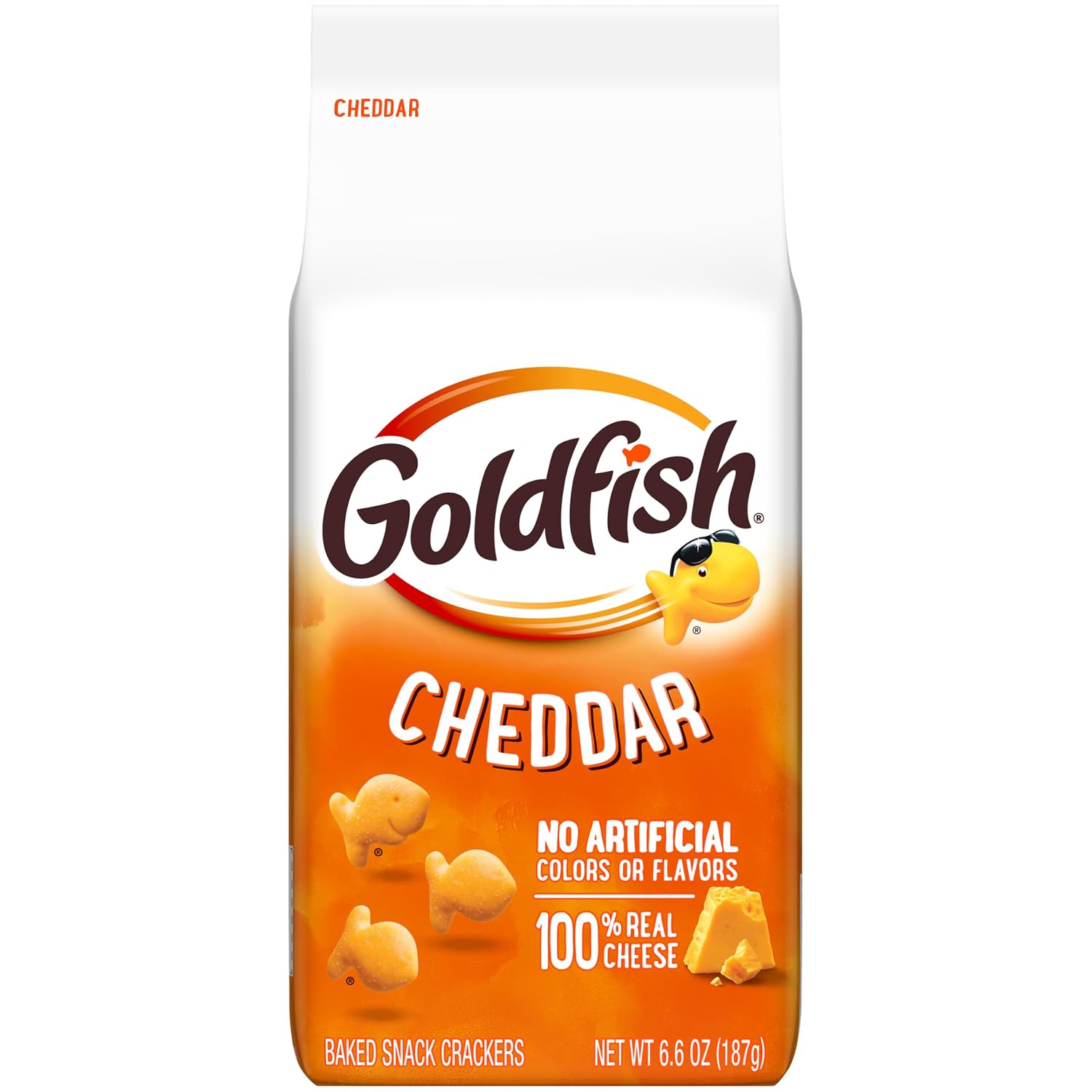 Goldfish Cheddar Baked Snack Crackers, 6.6 Oz Bag