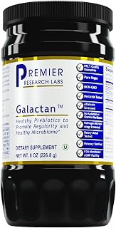 Premier Research Labs Galactan - Prebiotics for Regularity & Healthy Microbiome - for Gastrointestinal Microflora - Immune Support Supplement - Pure Vegan & Non-GMO - 8 oz