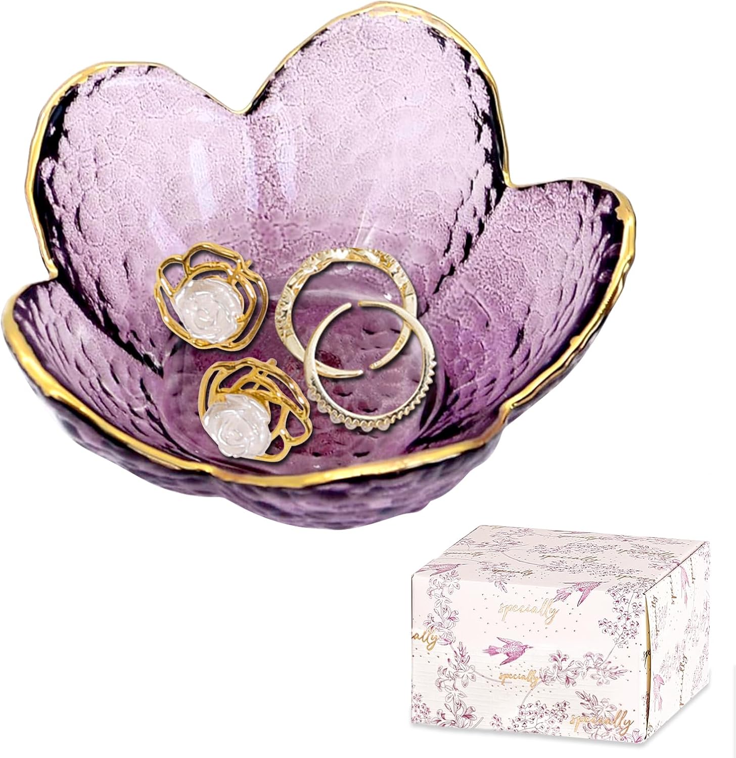 Gifts For Women Trinket Dish Unique Birthday New Home Gifts For Women Her Jewellery Tray Cute Room Decor Aesthetic Bedroom Accessories Ring Dish Holders Small Friendship Christmas House Warming Gifts
