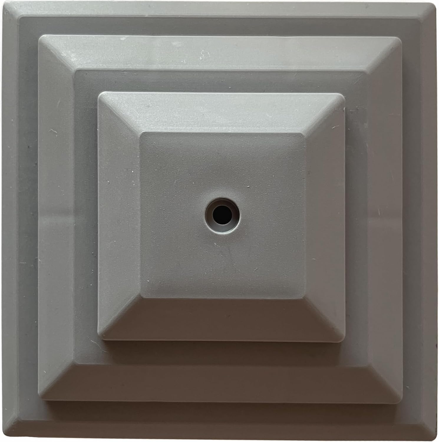 Pack of 10 Grey Plastic Fence Posts Caps to fit a 4" (100mm) Fence Post. UK Made, Rot Proof. (GT0049) Free UK Postage
