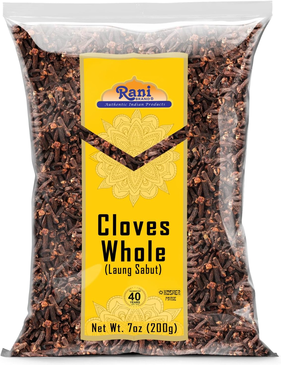 Rani Cloves Whole (Laung) 7oz (200g) Great for Food, Tea, Pomander Balls and Potpourri, Hand Selected, Spice ~ All Natural | Non-GMO | Kosher | Vegan | Gluten Friendly | Indian Origin