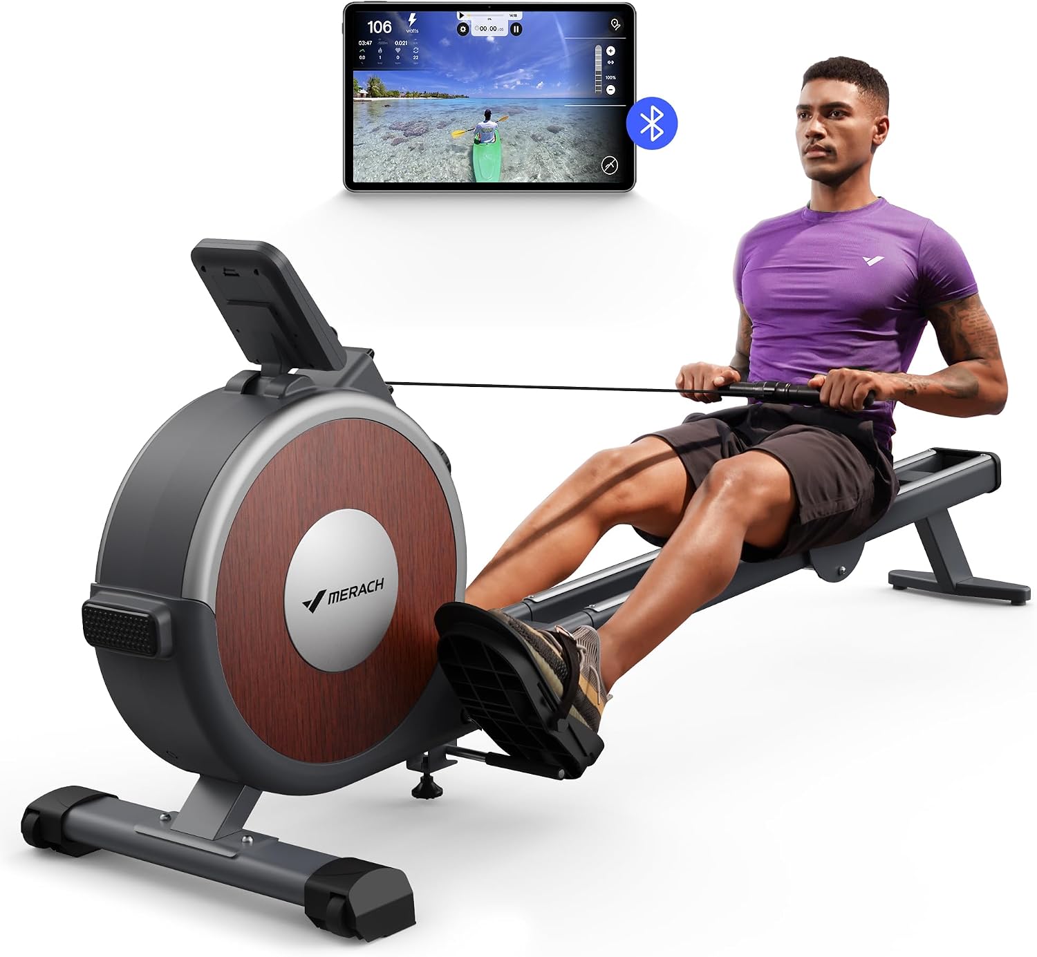 MERACH Rowing Machine for Home Gym 16 Resistance Levels