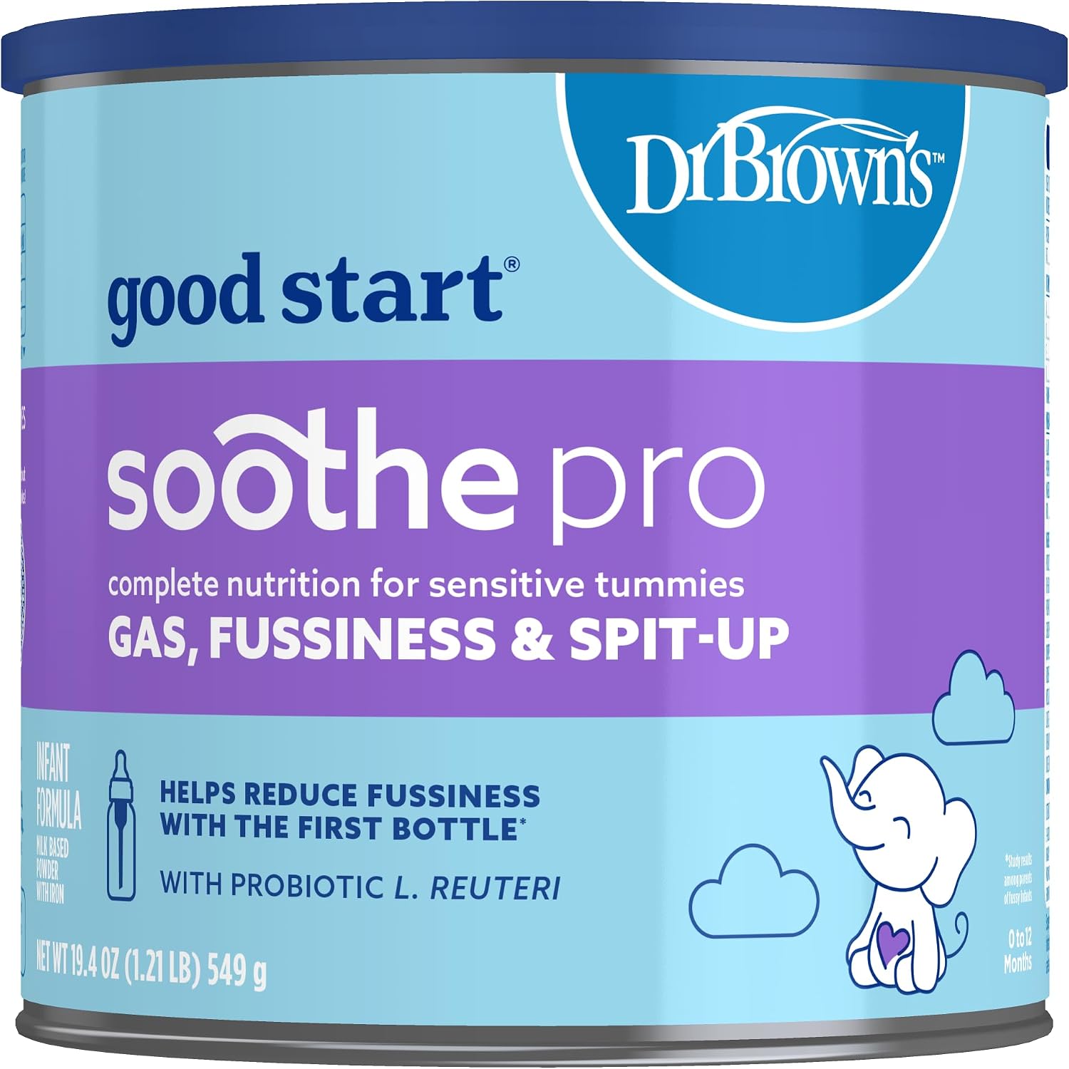 Gerber Good Start Baby Formula Powder, SoothePro, Stage 1, 19.4 Ounce