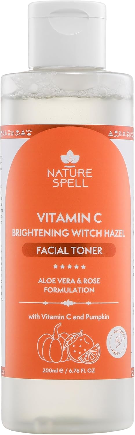 Nature Spell Vitamin C Face Toner, Vegan Skincare, 200ml