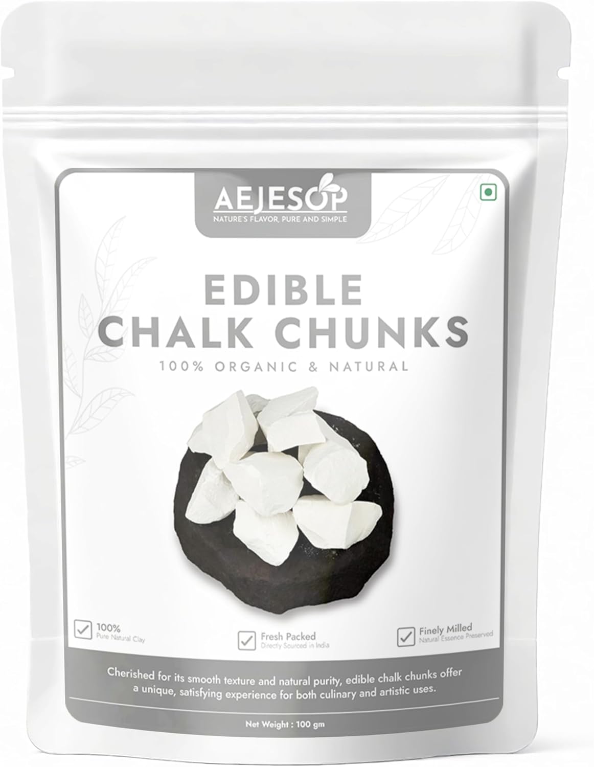AEJESOP Edible Chalk,KRAM Edible Chalk Chunks, 3.5oz (100g)