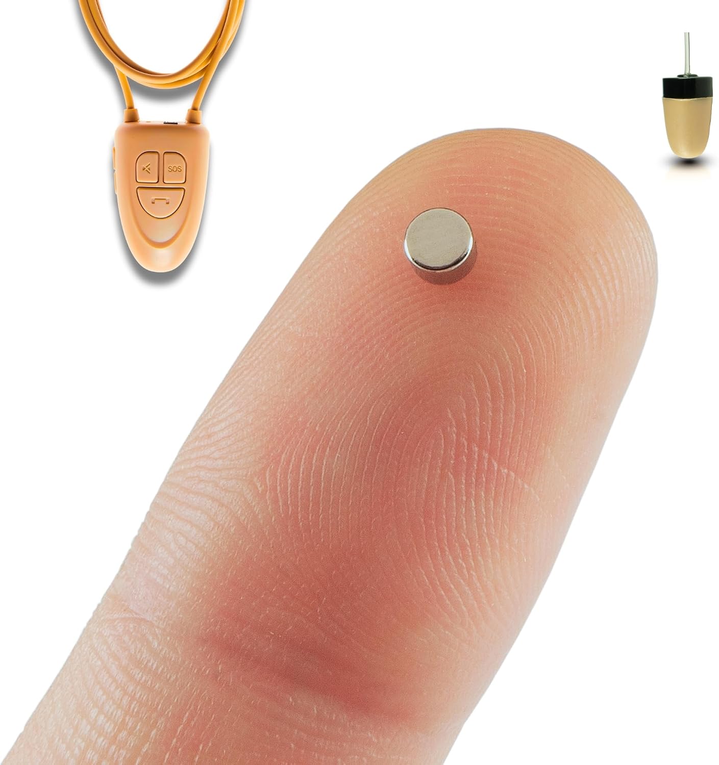 PingaOculto Spy Earpiece Micro Bluetooth Exam (Nano V4 + Vip Pro SuperMini)