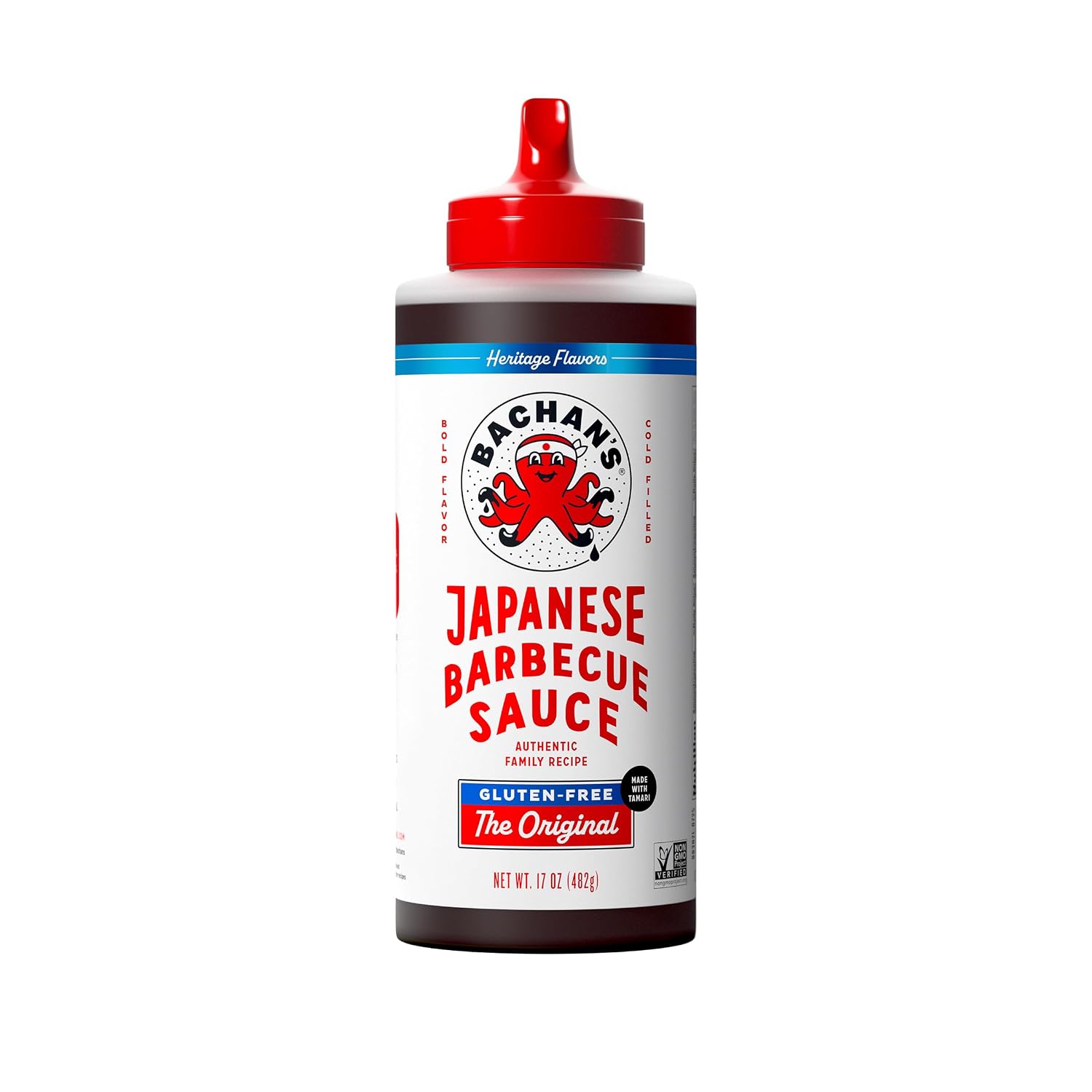 Bachan's Japanese Barbecue Sauce, Gluten Free, 17 Oz Bottle