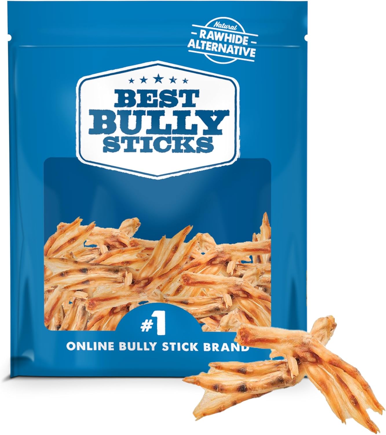 All-Natural USA Duck Feet Dog Treats by Best Bully Sticks (30 Pack)