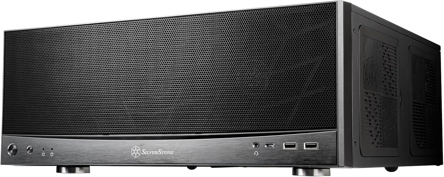 SilverStone Technology Grandia 11 Compact ATX Home Theater PC (HTPC) case with 240mm Radiator Support, SST-GD11B