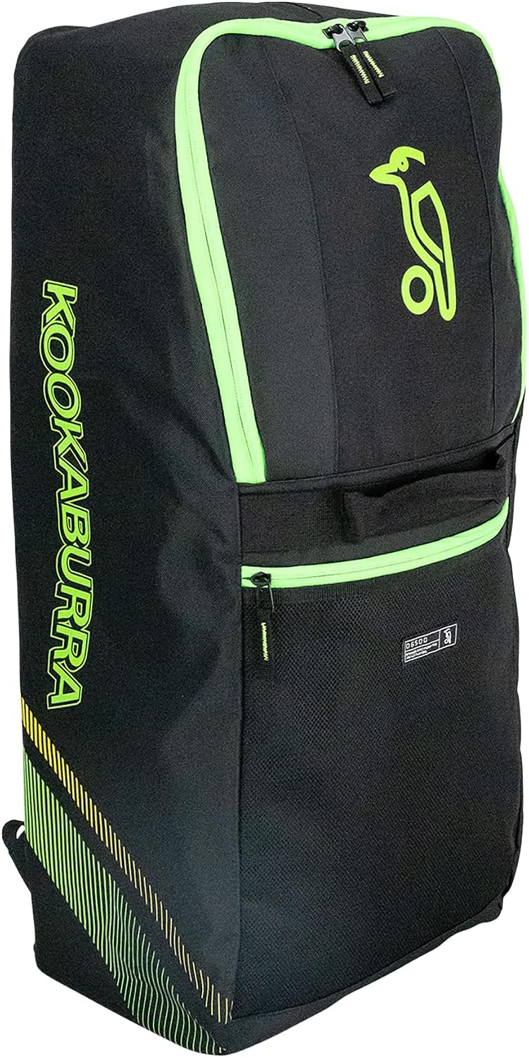 Kookaburra d6500 Duffle Cricket Bag - Black/Neon Green