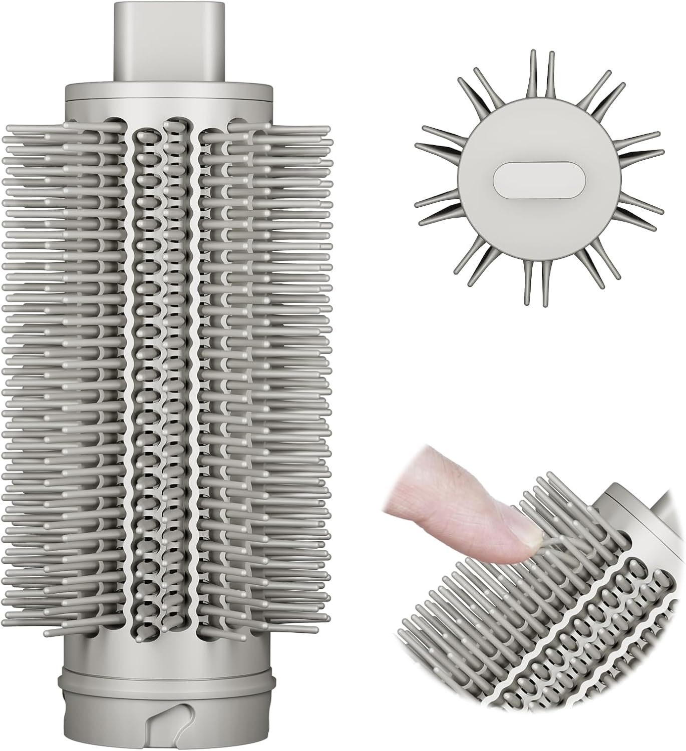 New Round Volumizing Brush for Shark Flex Style Attachment, Medium Round Brush Compatible With Shark FlexStyle HD400 Series, Volume Lift Shine Enhancing Styling Tool for Smooth and Bouncy Hair