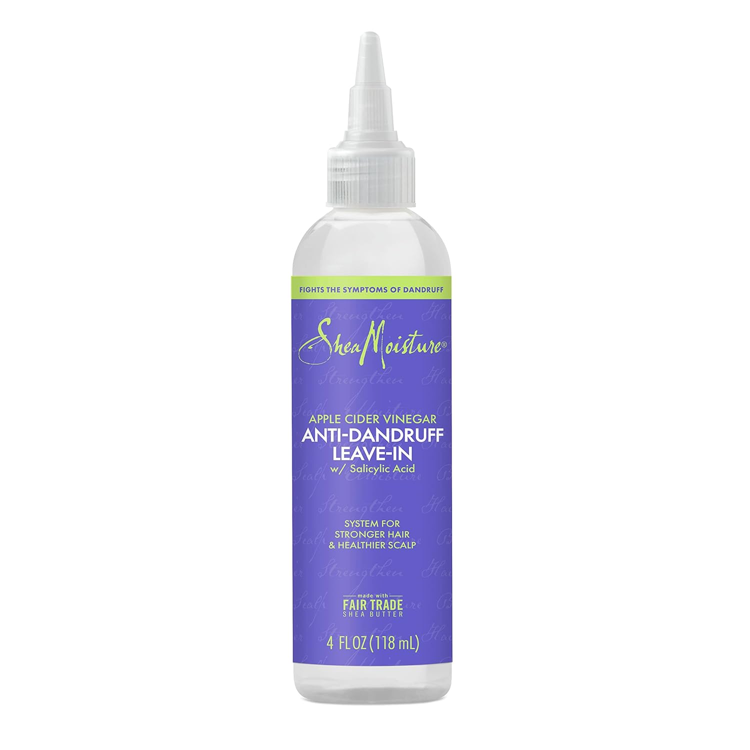 SheaMoisture Hair Care System Anti-Dandruff Leave-In For Stronger Hair & Healthier Scalp Formulated With Apple Cider Vinegar Fair Trade Shea Butter 4oz
