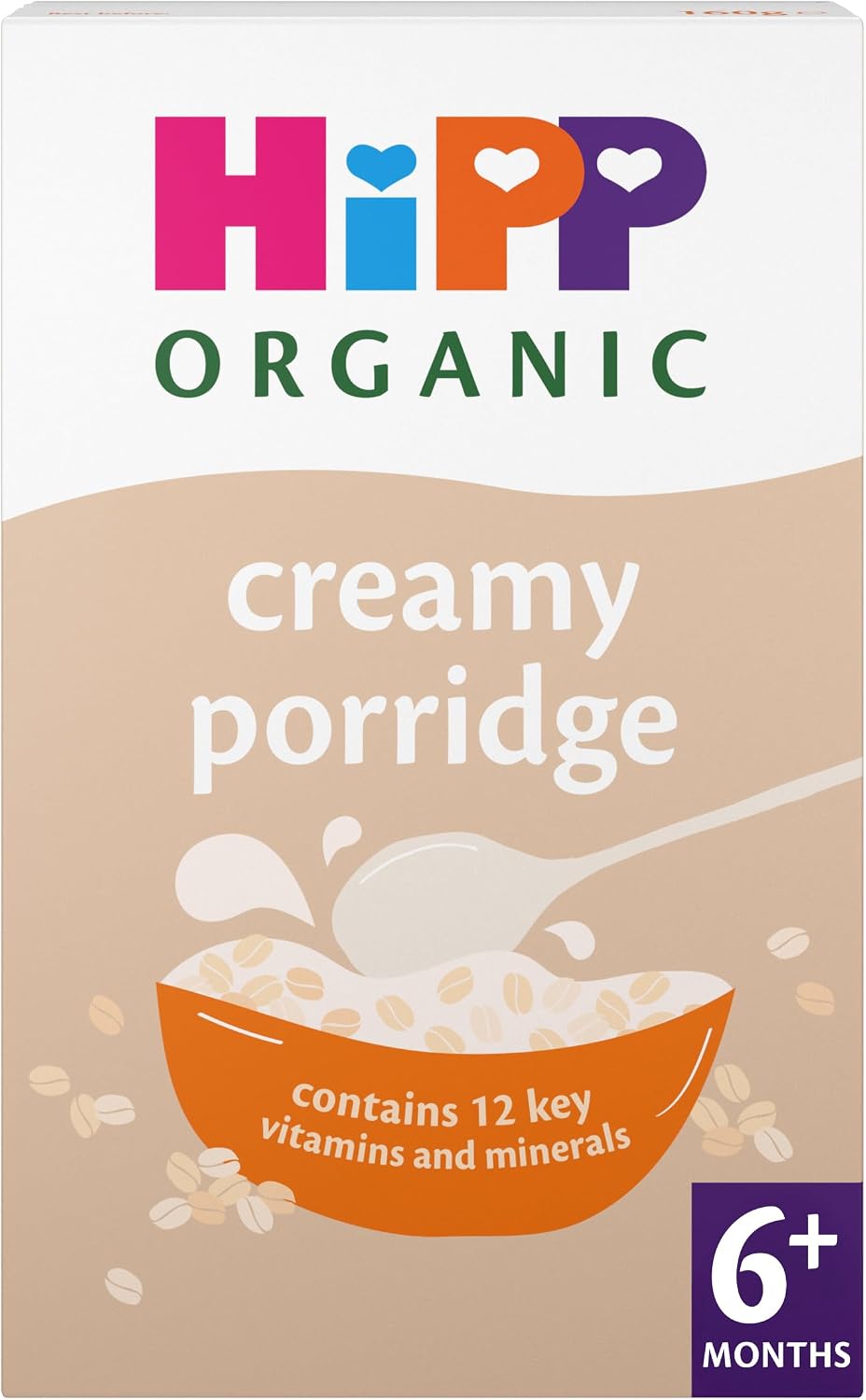 HiPP Organic Creamy Porridge 6+ Months 160g (Pack of 4)