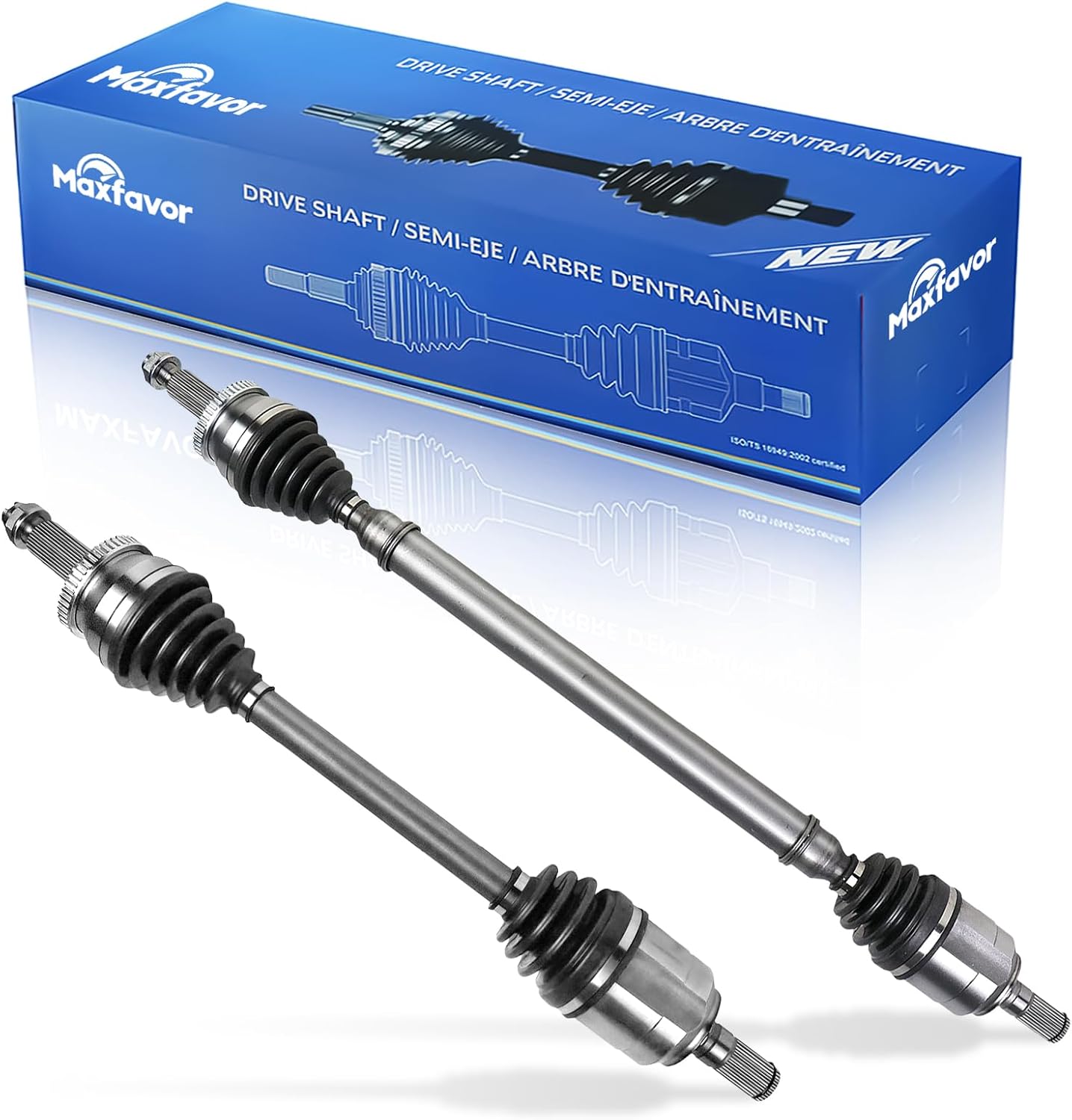 Maxfavor CV Axle Front Assembly Set for 2015-2019 Hyundai Sonata & 2016-2020 Kia Optima CV Axle - Complete CV Axle Shaft Joint for Both Sides