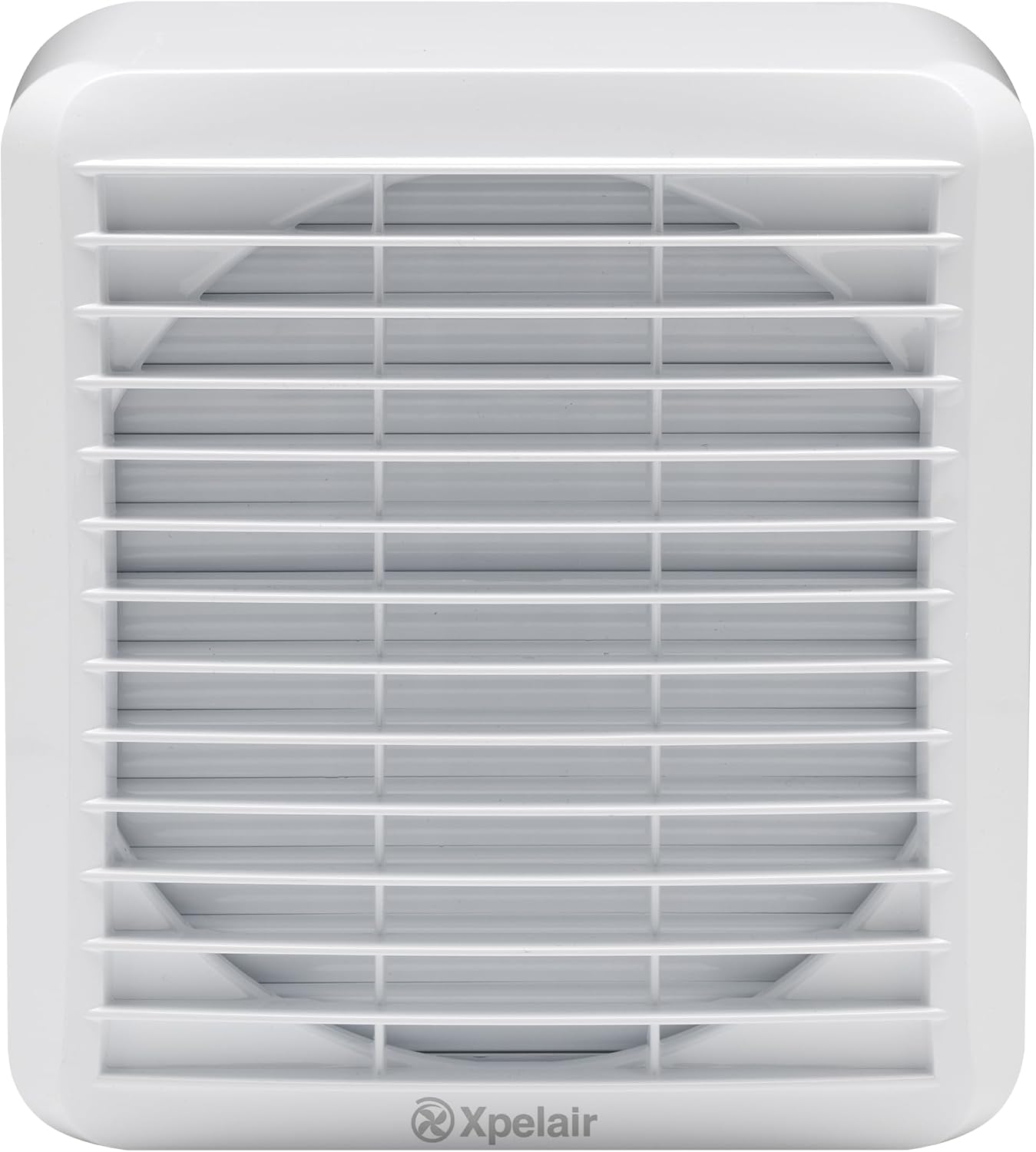 Xpelair GXC6EC 6 Inch/ 150mm Extractor Fan, 220-240V 50/60HZ With EC motor, For Fitting in Kitchen Single & Double Glazed Windows With Pullcord, White