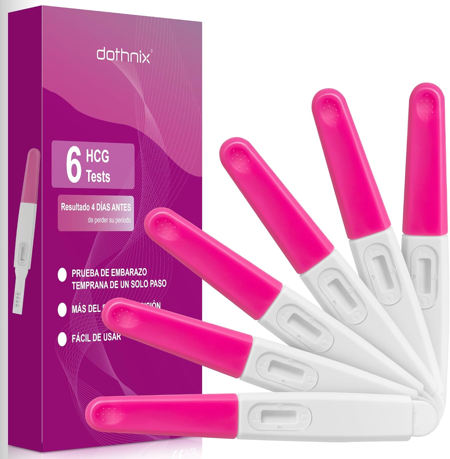 Early Pregnancy Test 10mIU/ml Early Detection Pregnancy Test Fast Response 99% Accurate HCG Pregnancy Test 6 Packs