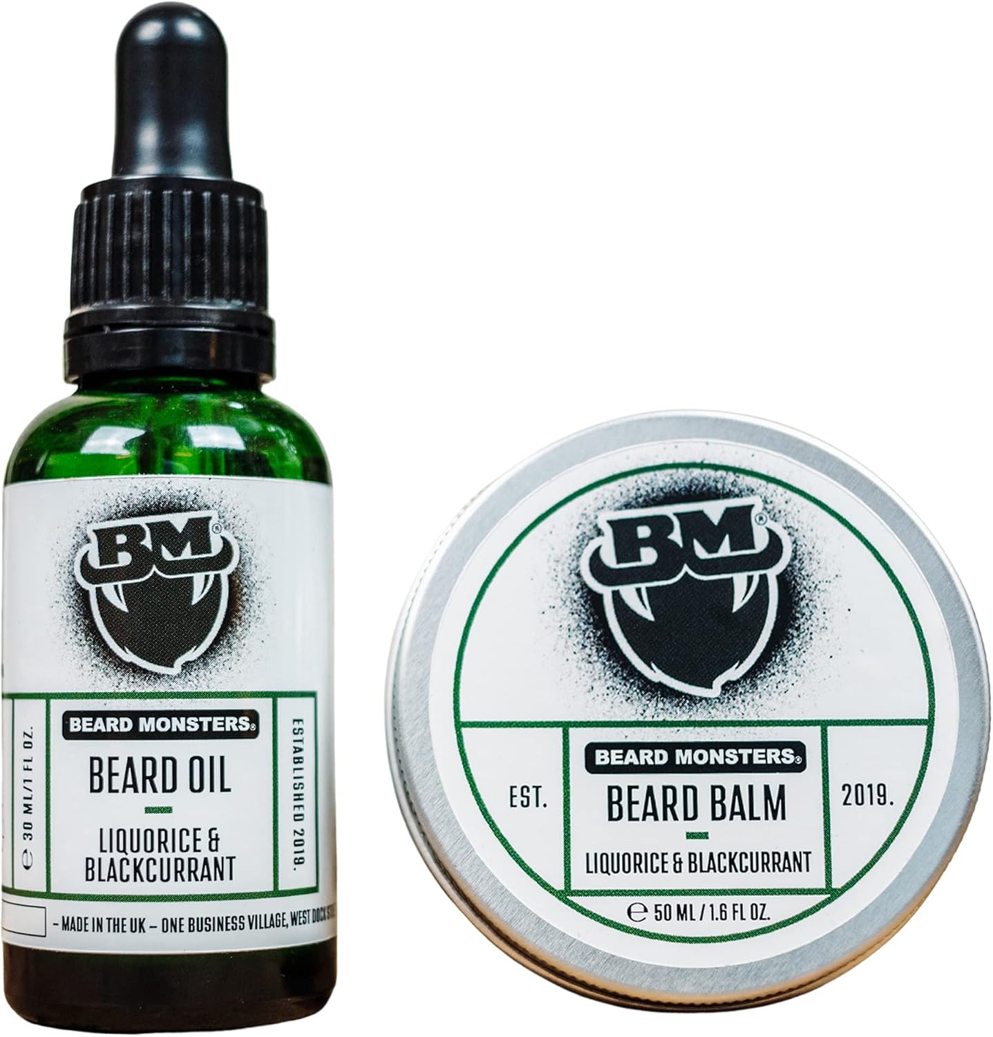 Beard Oil And Beard Balm For Men Combo| Beard Softener and Style For Men | (Liquorice and Blackcurrant)