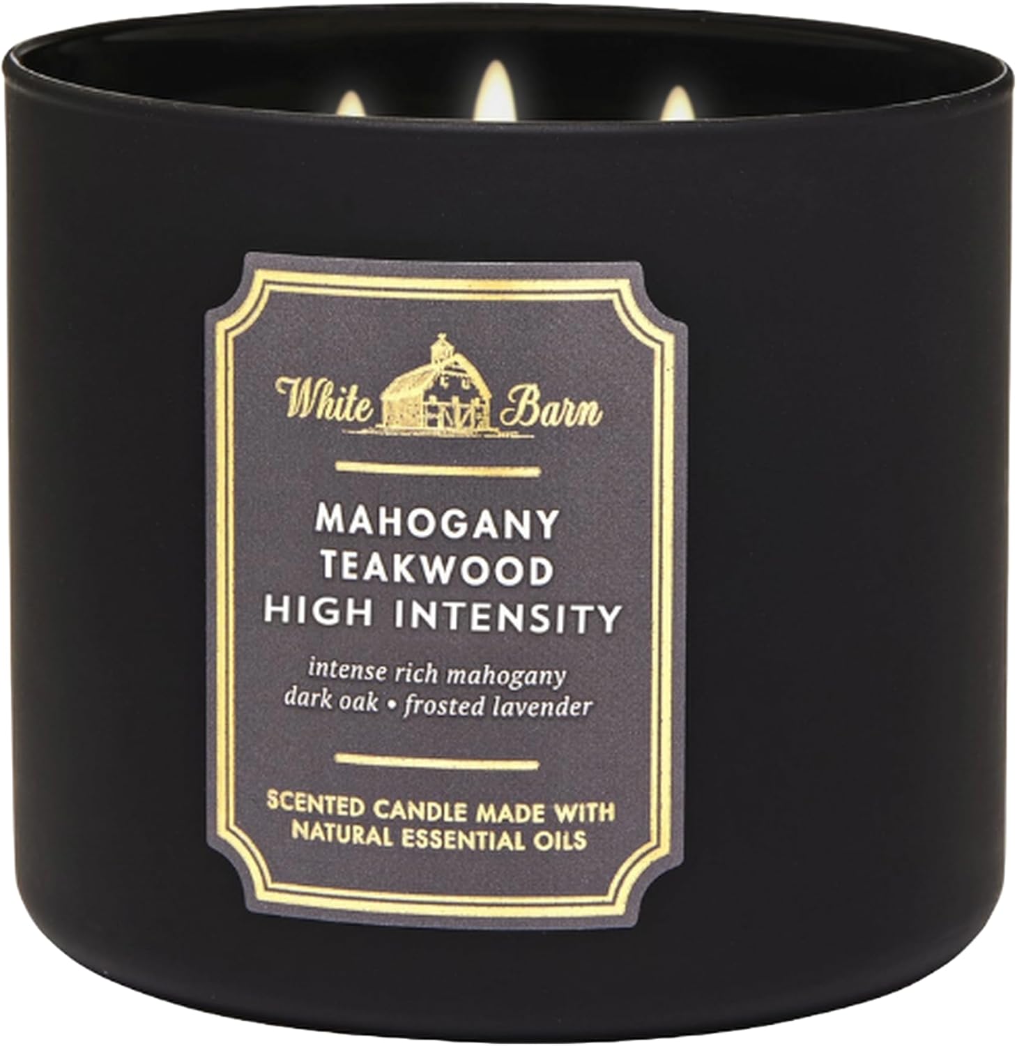 Bath and Body Works 3-Wick Candle Mahogany Teakwood High Intensity 14.5 oz / 411g