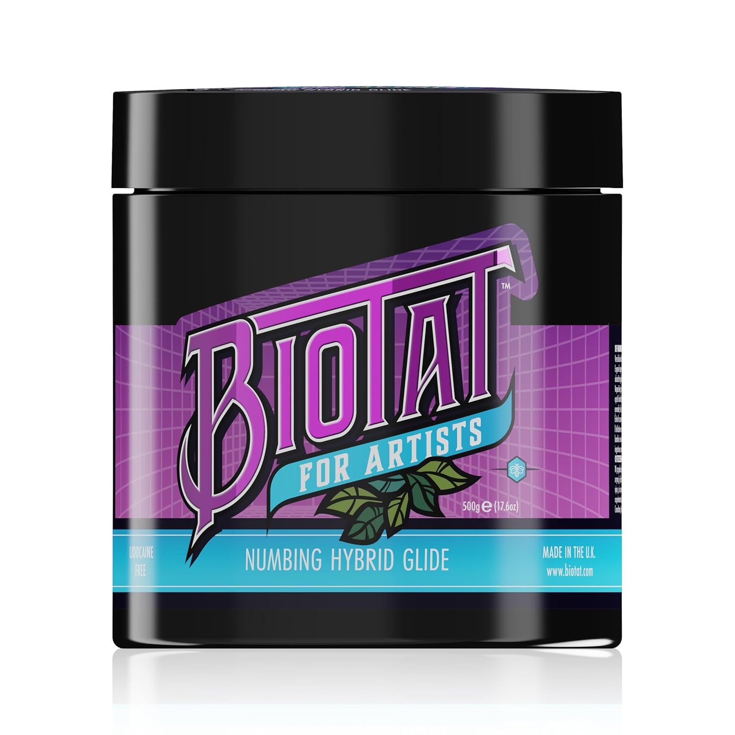 Tattoo Numbing Glide by Biotat a Hybrid Glide Cream for Tattooing Tattoo Numbing Cream Qualities of Clove Oil, Lavender and Aloe Vera, Numbing Solution for Tattoos, Tattoo Numb… (500g)