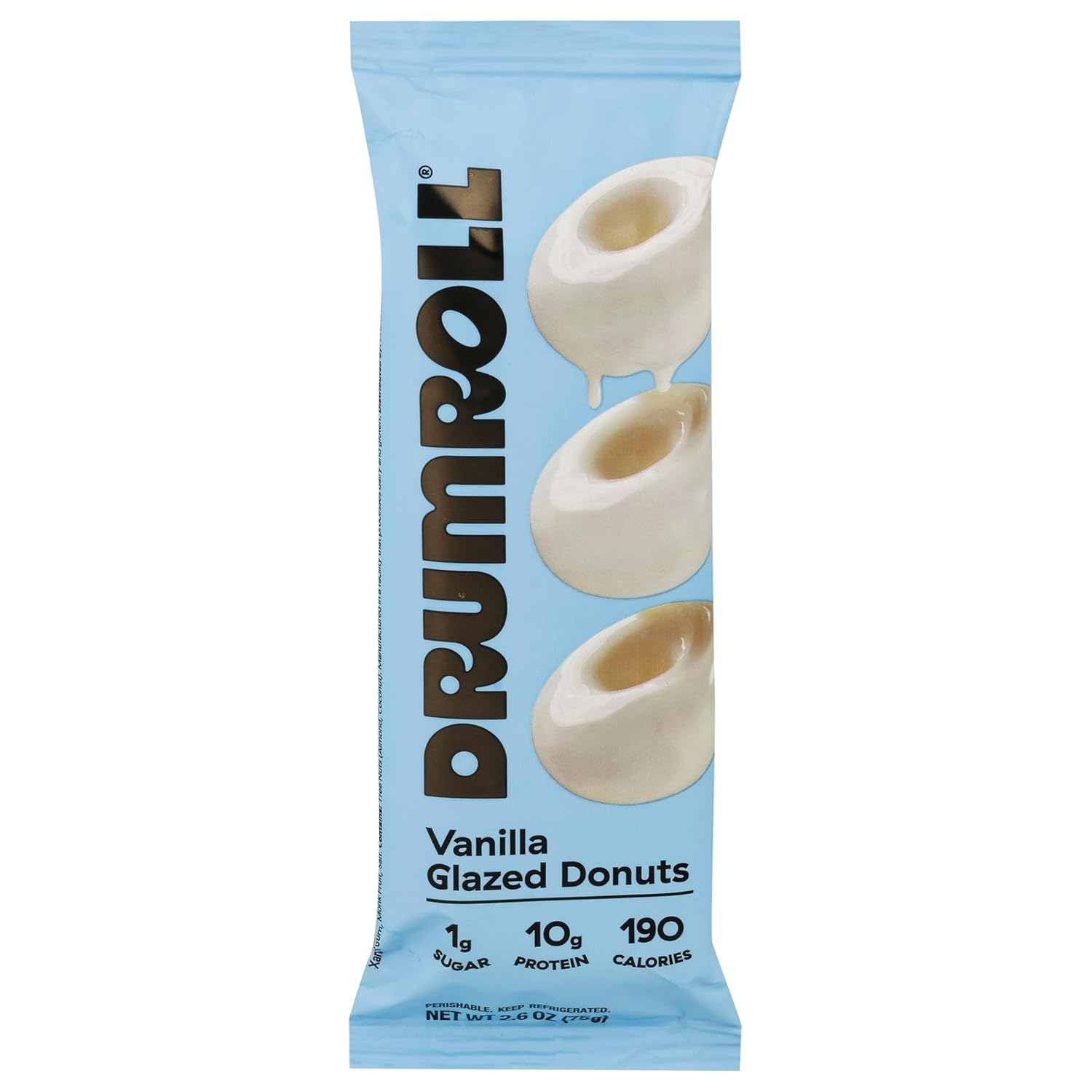 Drumroll, Gf Vanilla Glazed Donuts, 2 Ounce