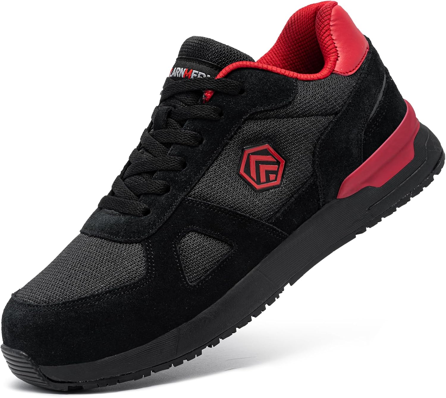 LARNMERN PRO Safety Shoes for Men Women Steel Toe Cap Trainer Lightweight Breathable Work Trainer SRC Non-Slip Trainers