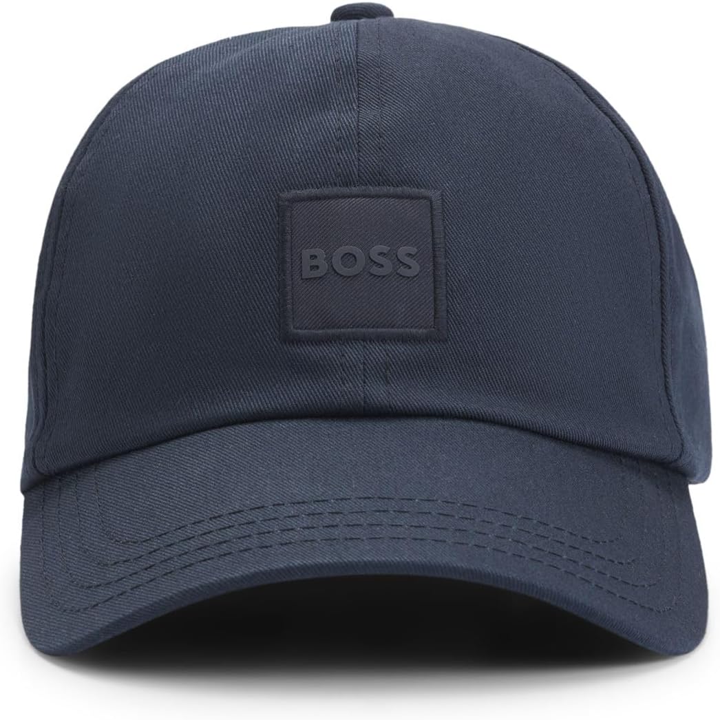 BOSS Cap Aus Baumwoll-Twill Mit Logo-aufnäher