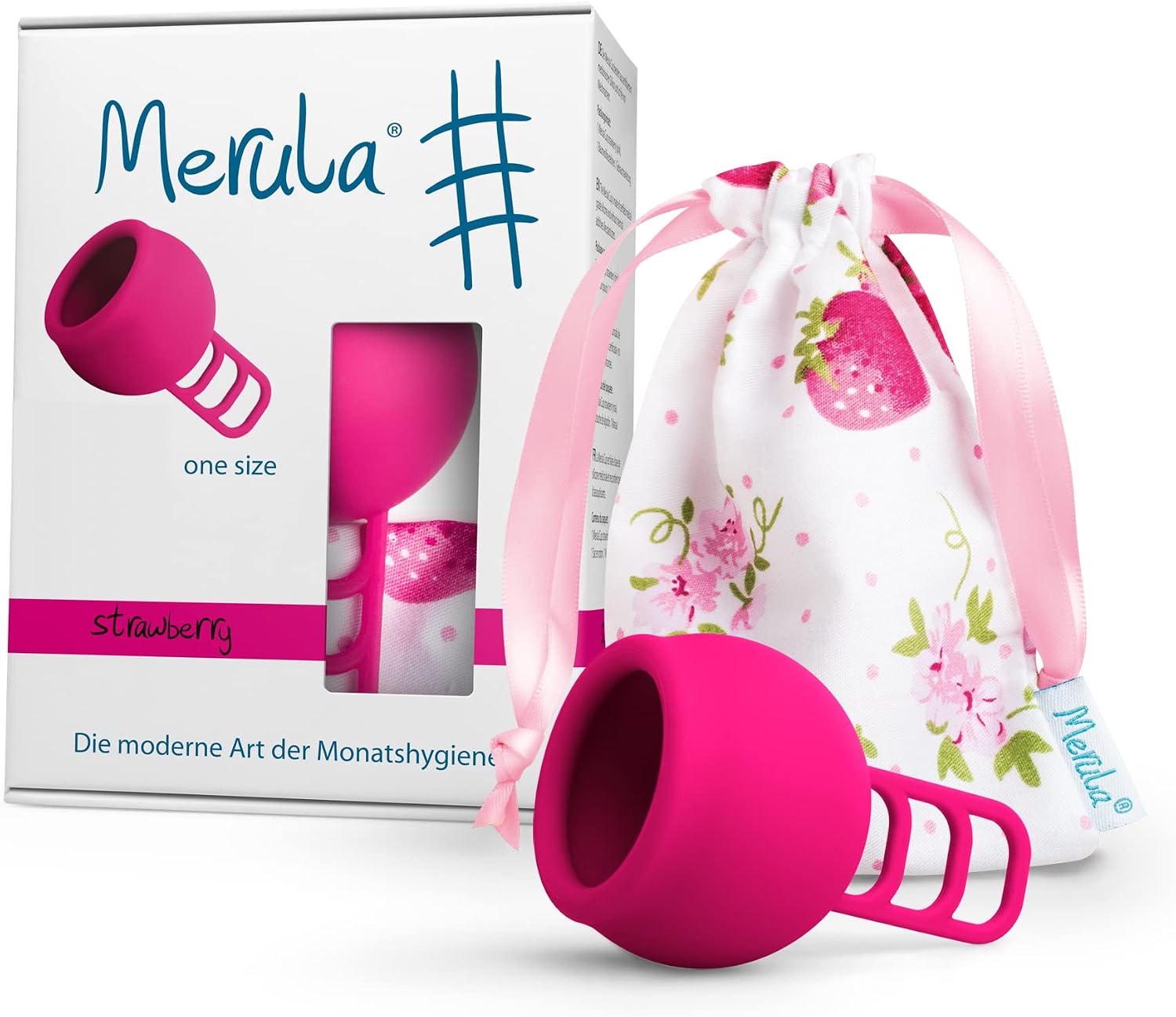 Cup Strawberry (Pink) - The One-Size Menstrual Cup