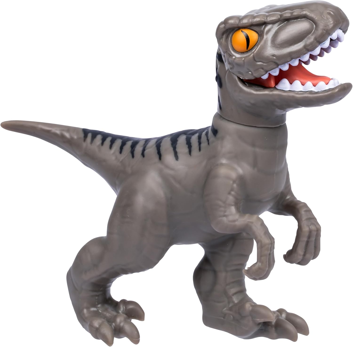 HEROES OF GOO JIT ZU Jurassic World Rebirth Dino Rampage Velociraptor, Super Squishy and Stretchy, with Rampage Action Chomping Jaws and A Unique Goo Filling, 3 to Collect