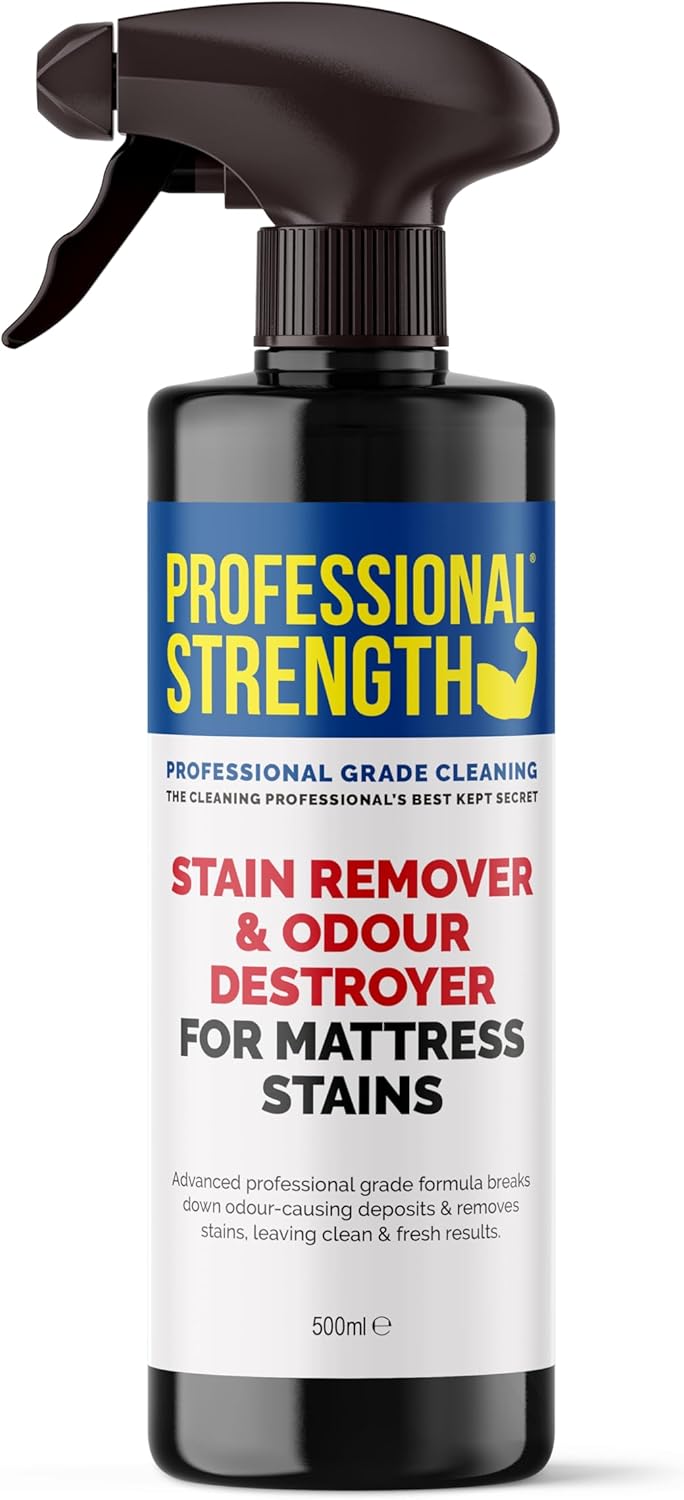 Professional Strength Ultimate Mattress Stain Remover 500 ml (Pack of 1) – Enzymatic Cleaner – Removes Urine, Sweat And Bodily Fluids – Safe And Eco Friendly