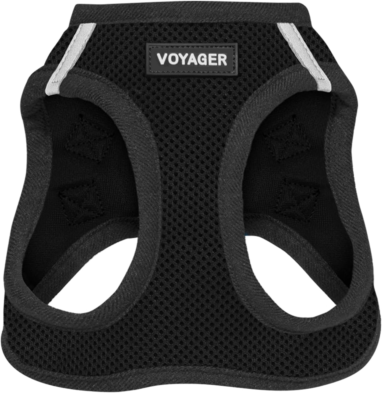 Voyager Step-In Air Dog Harness - All Weather Mesh Step in Vest Harness for Small and Medium Dogs by Best Pet Supplies - Black, XL